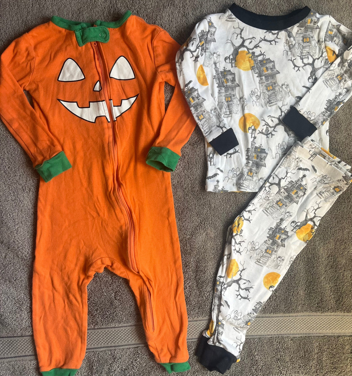 Seller #13 12 months gender neutral Halloween pajamas