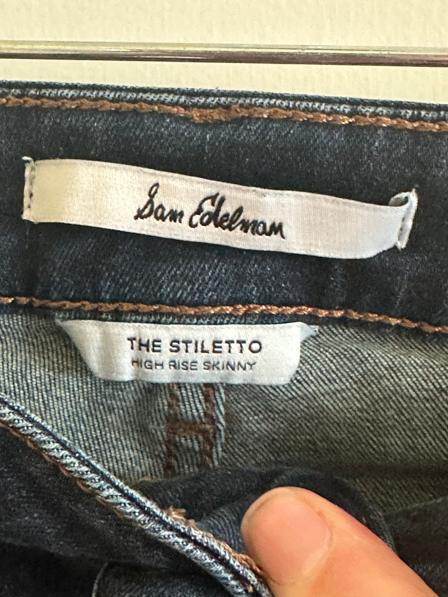 #186 Sam Edelman The Stiletto High-Rise Skinny Jean - Women's 8 - EUC