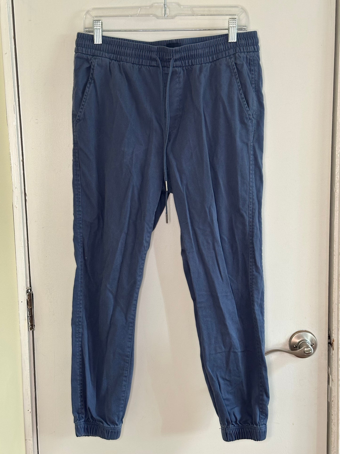 #186 Gap Blue Khaki Joggers - Women's M - VGUC