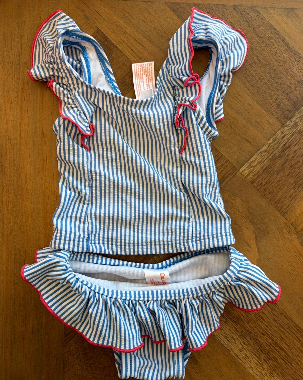 Seller 22 cat and jack 12 month two piece swimsuit