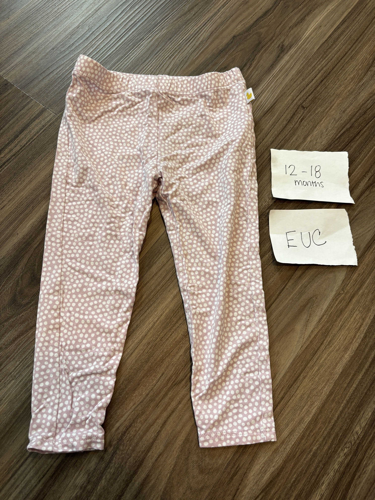 #138 - 12-18 Mo EUC/NWT Bamboo (Posh Peanut) (2) Pants