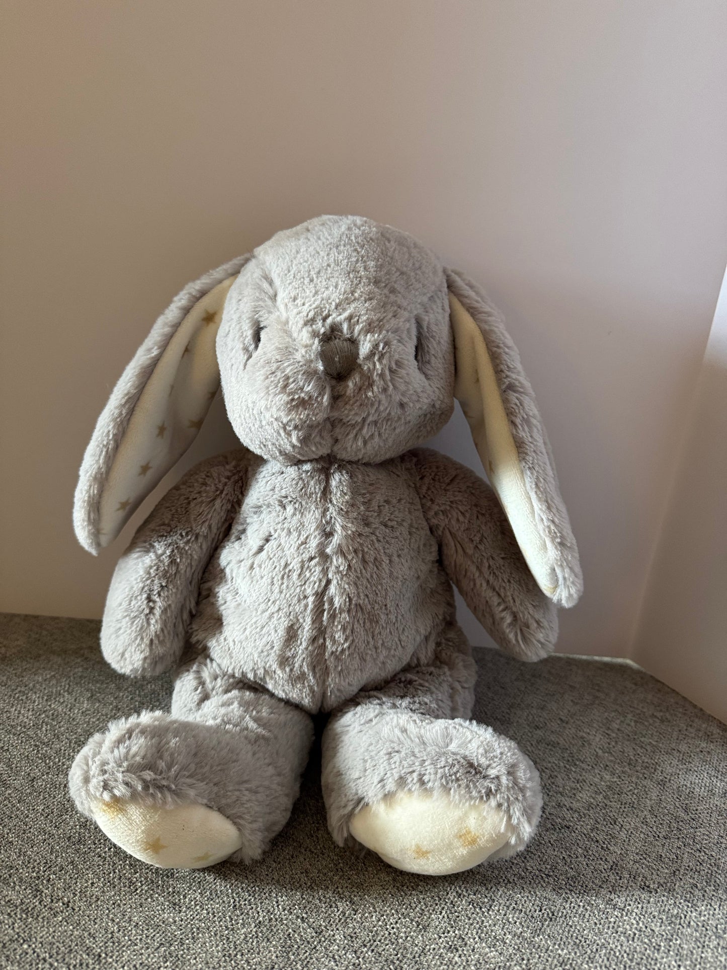 REDUCED #92 new gray bunny stuffed animal