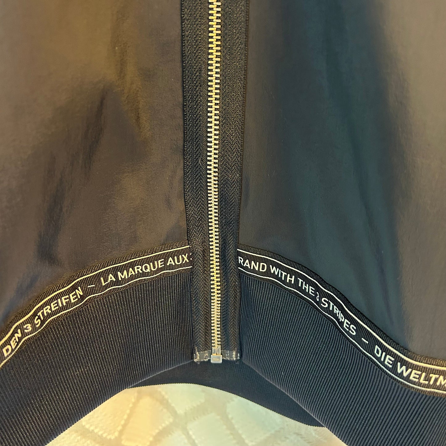 #18 Reduced! Adidas women’s reversible navy jacket women’s size S/M