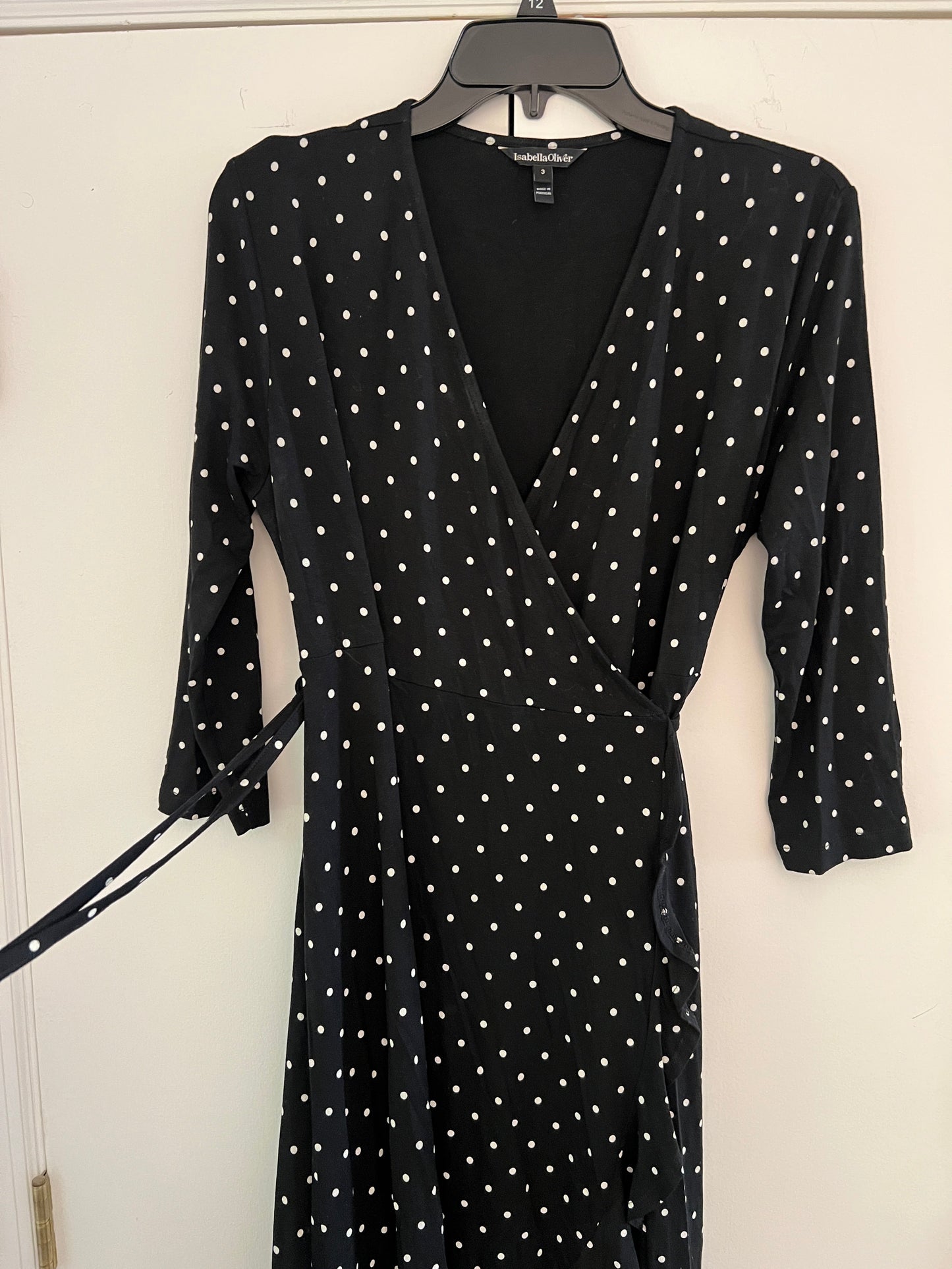 Seller #159 Isabella Oliver Mat Wrap Dress Sz 12