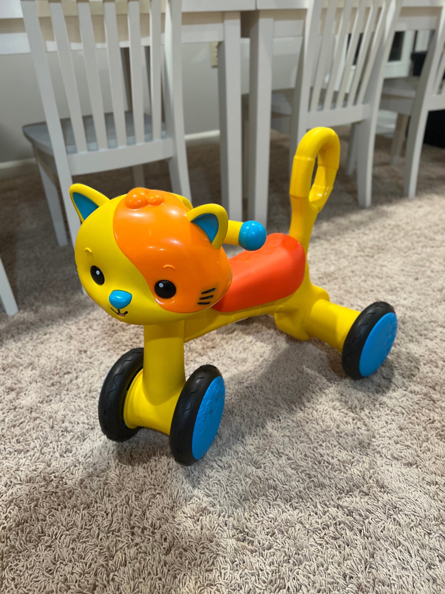 Seller #115 - B. Toys Cat Ride Along Toy, EUC