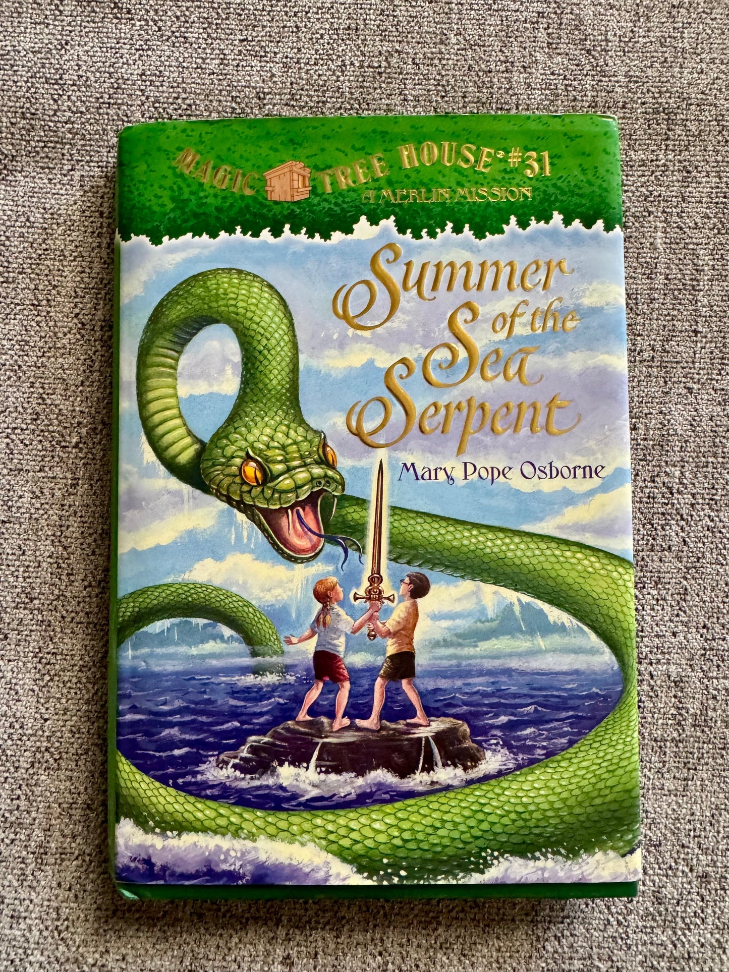 REDUCED #92 magic tree house book summer of the sea serpent. Hard cover