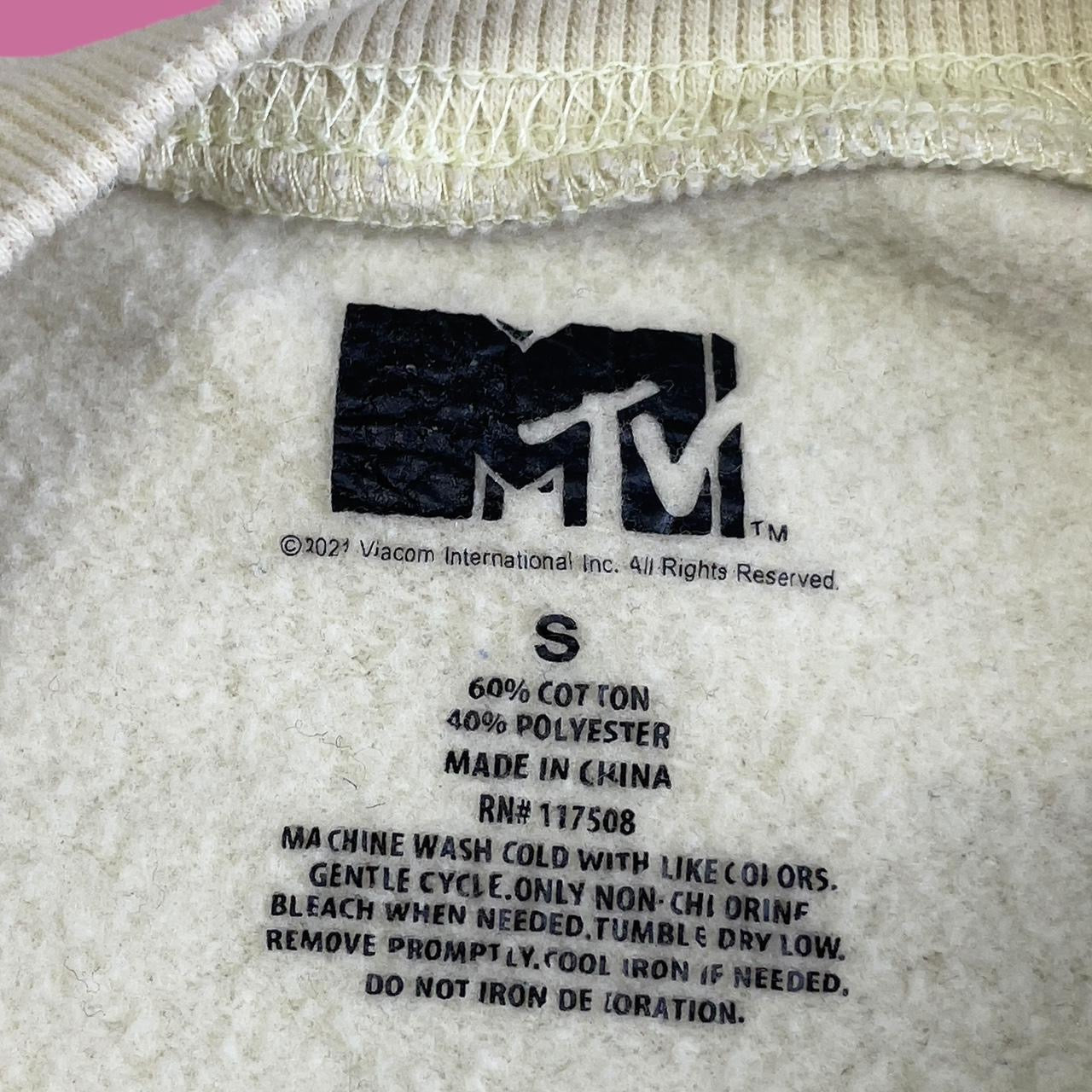 #1 MTV crewneck juniors small REDUCED