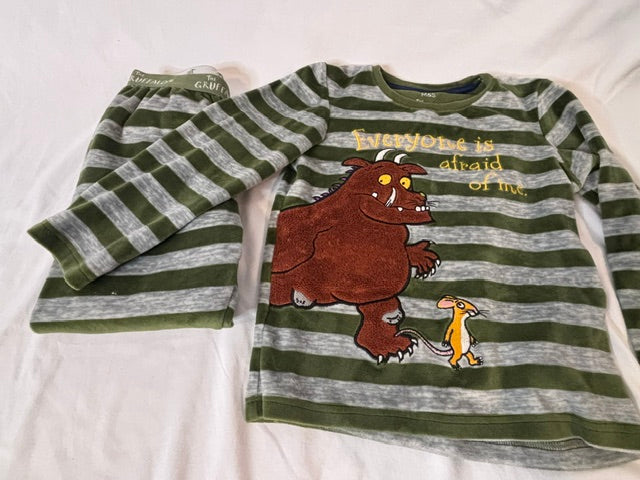 #90 The Gruffalo pajama set Boys size 4–5 years
