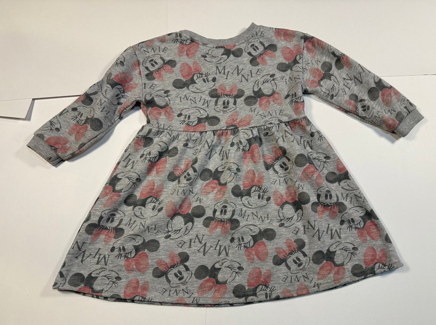 #180 Girls 5 Disney Junior Minnie Mouse Sweatshirt Dress (2 available)