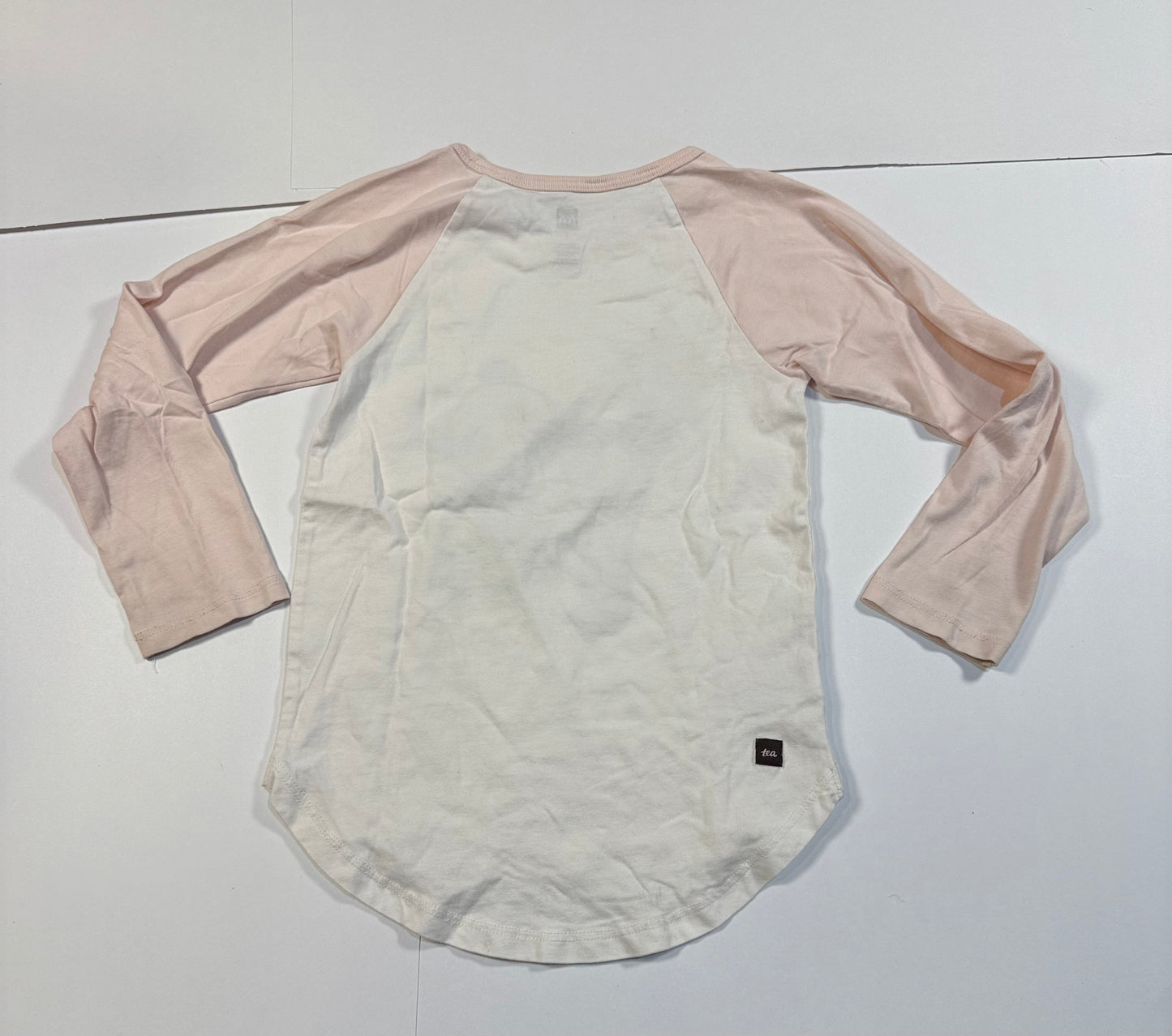 #180 Girls 5 Tea Karate Panda Long Sleeve (1 of 2 Available)