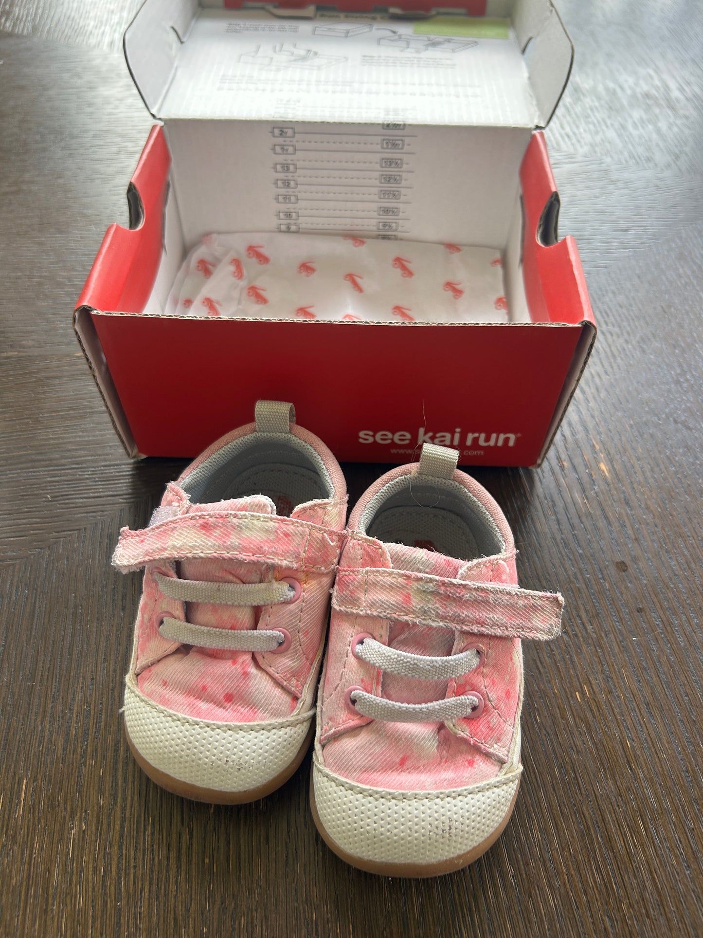 Seller # 35 See Kai run size 4 early walker shoes