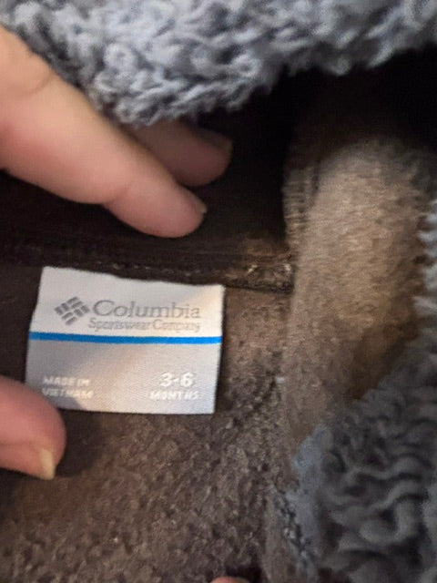 #90 Columbia baby fleece bunting/snowsuit Size 3–6 months