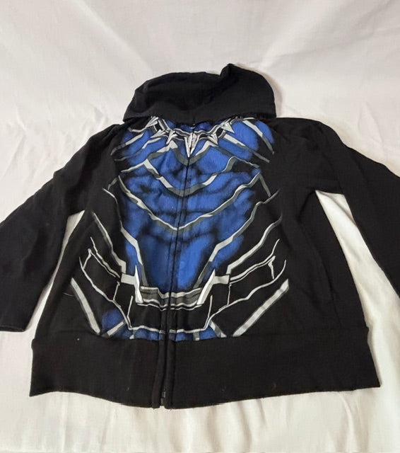 #90 Marvel Black Panther zip-up hoodie Boys size 5T