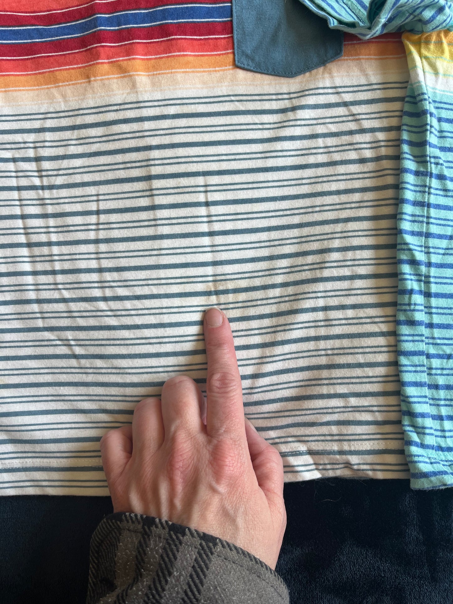 Seller #13 OshKosh 3T boys striped shirts - see comment and photos