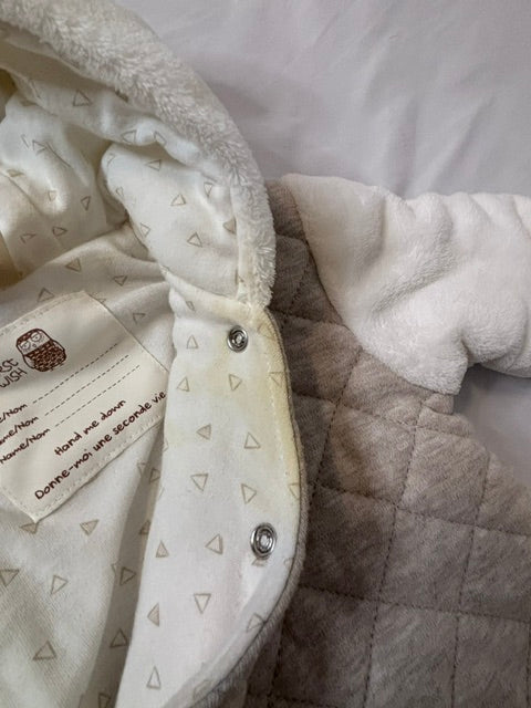 #90 Warm Fleece Gender Neutral Snowsuit 3-6 months