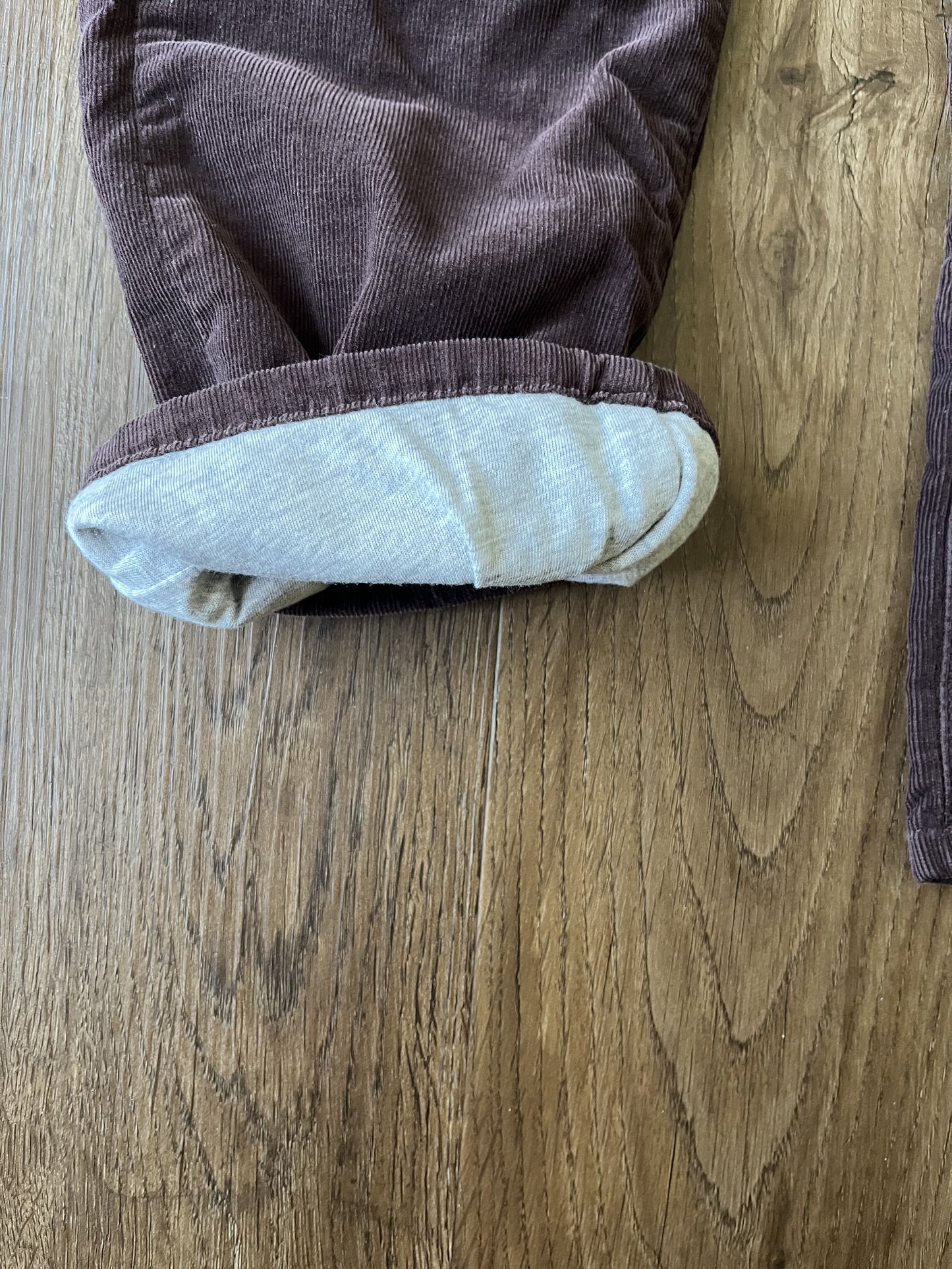 #124 Never Worn Gymboree Brown Corduroy Lined Pants Girls Size 8