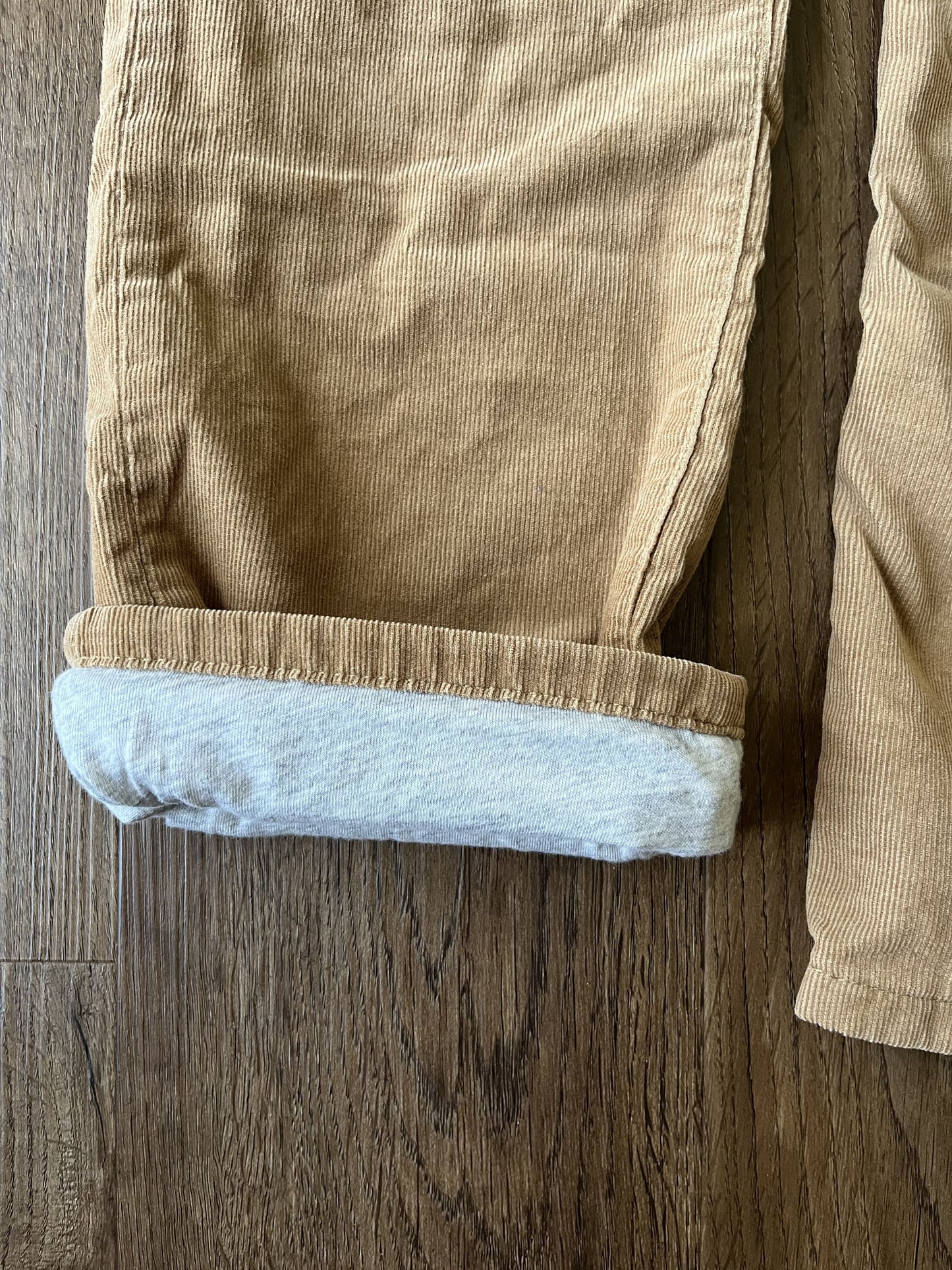 #124 Never Worn Gymboree Tan Corduroy Lined Pants Girls Size 8