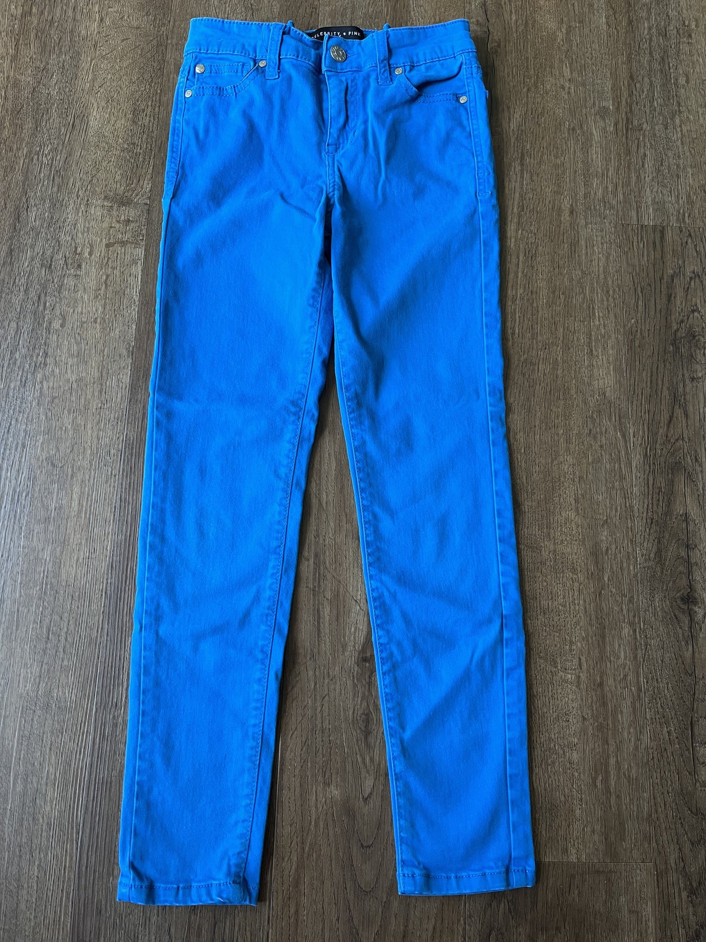 #124 EUC Celebrity Pink Girls Royal Blue Jeans Size 12