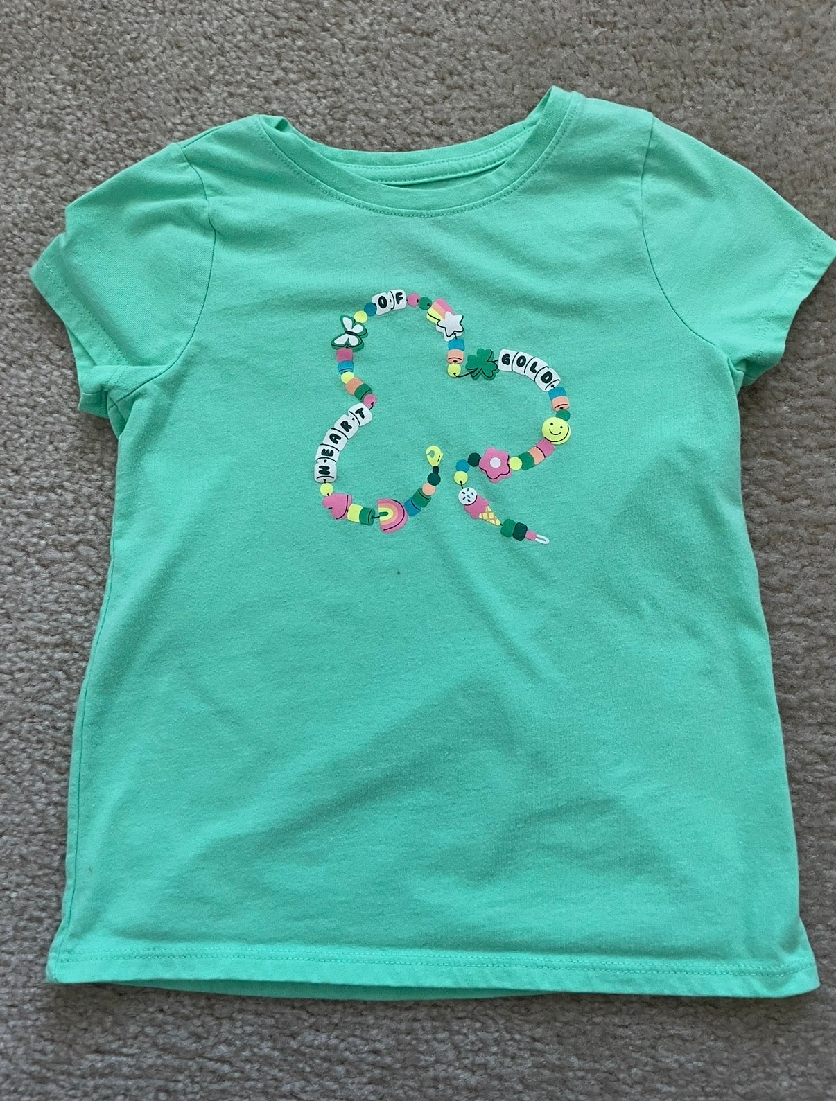 Seller 71: Cat and Jack girls XS (4/5) short sleeve shirt
