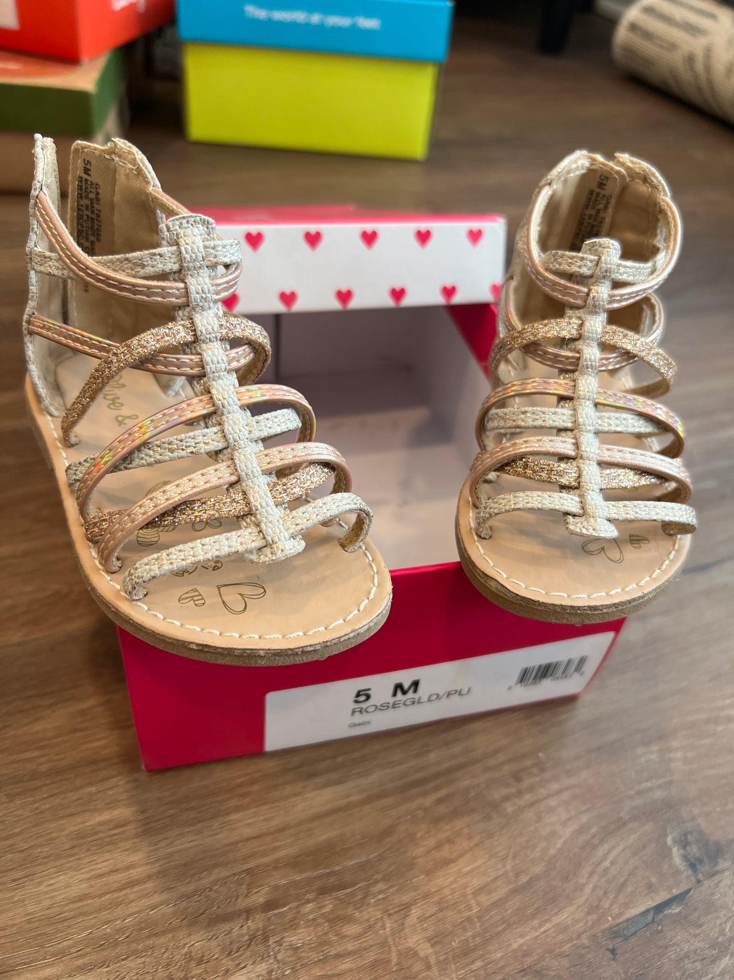 #24 girls sandals size 5