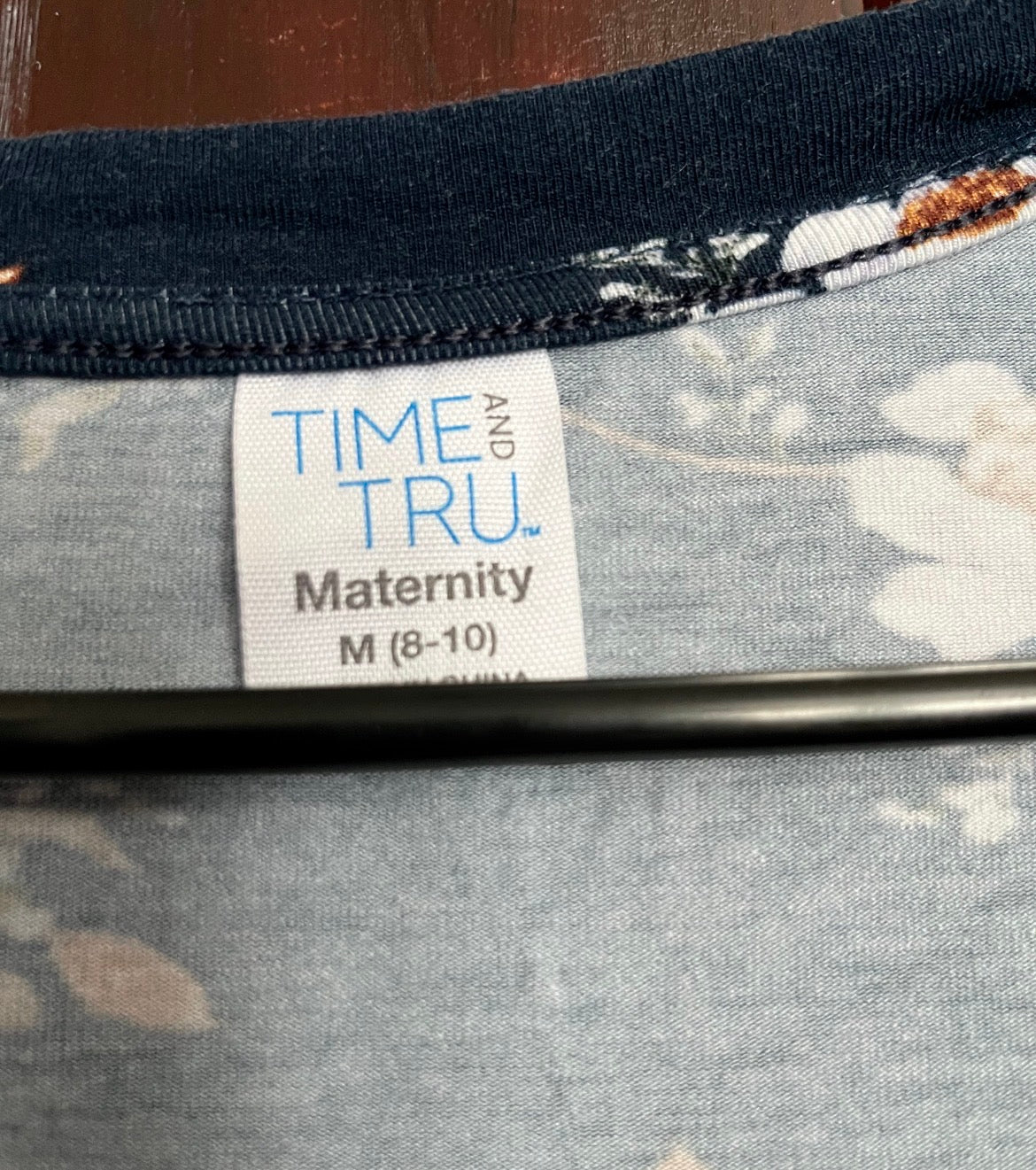 Seller #13 Time & Tru medium (8-10) maternity floral dress