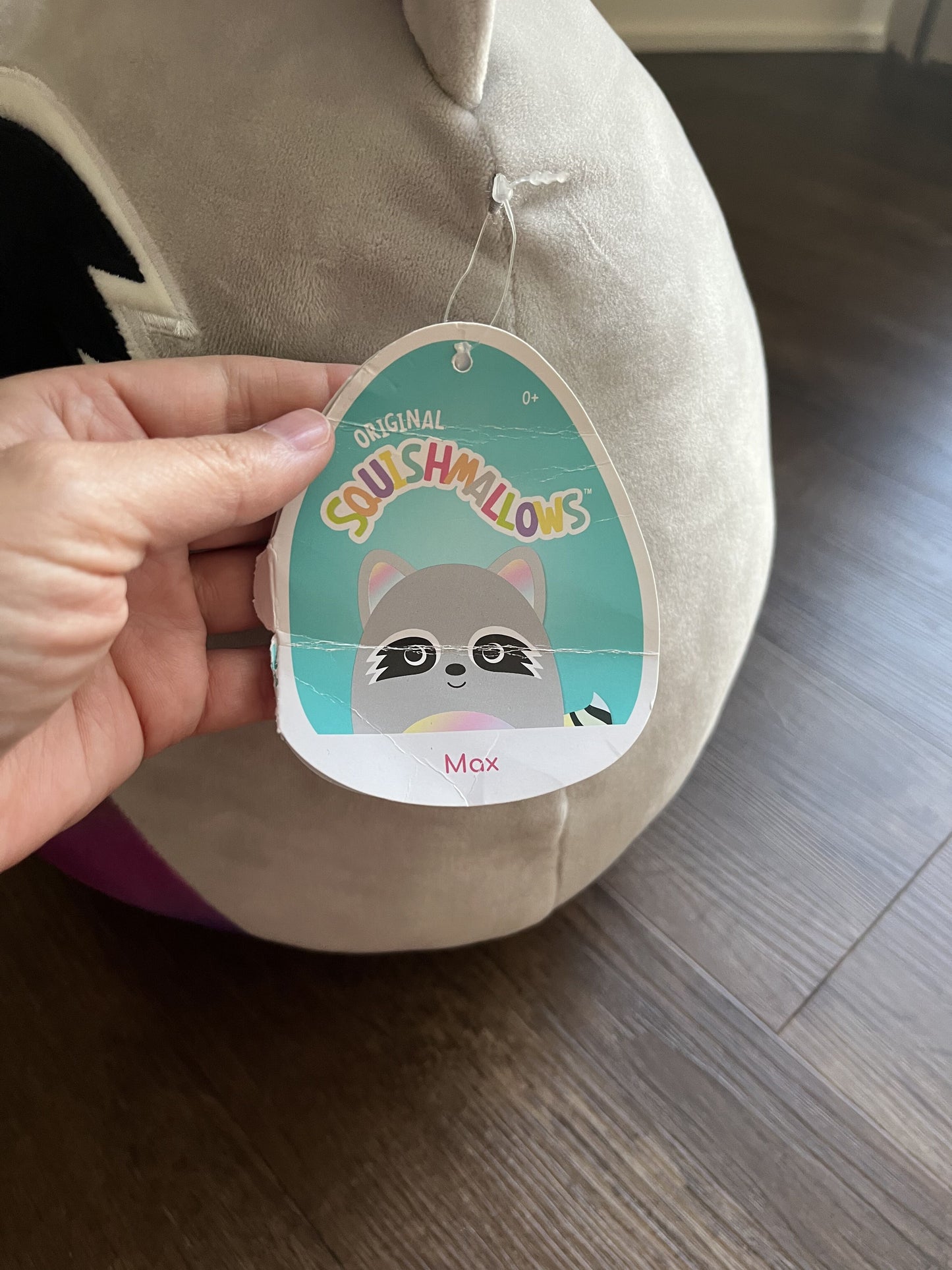 #124 Max Raccoon Squishmallow 13"