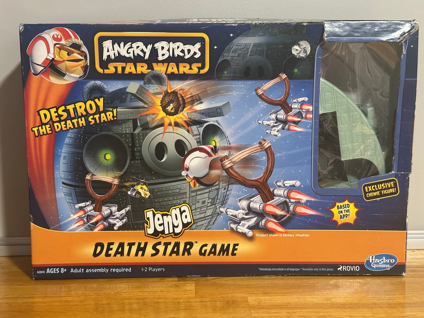 #186 Angry Birds Star Wars Jenga Death Star Game