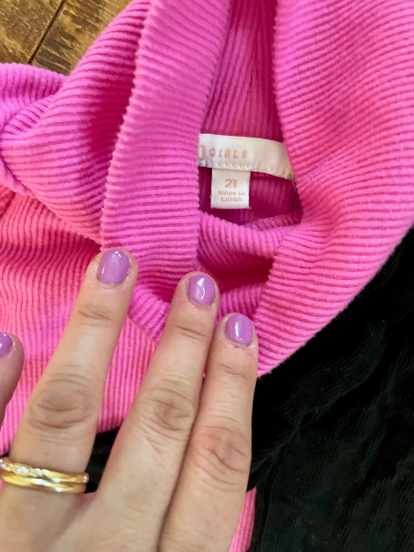 #199 Girls turtleneck tunic dress size 2T EUC