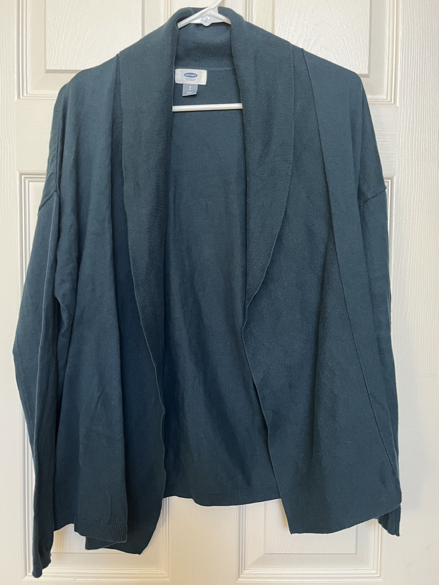 #124 VGUC Old Navy Teal Women's Open Front Cardigan Size S