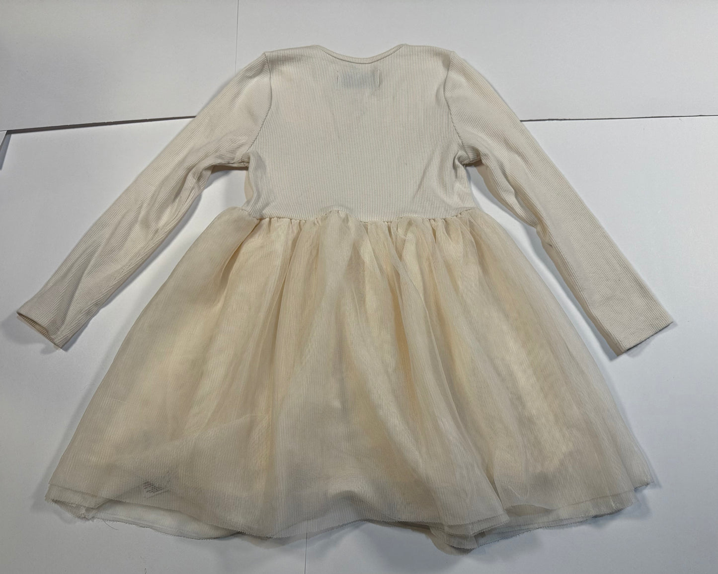 #180 Girls 4T Old Navy Cream Tulle Dress
