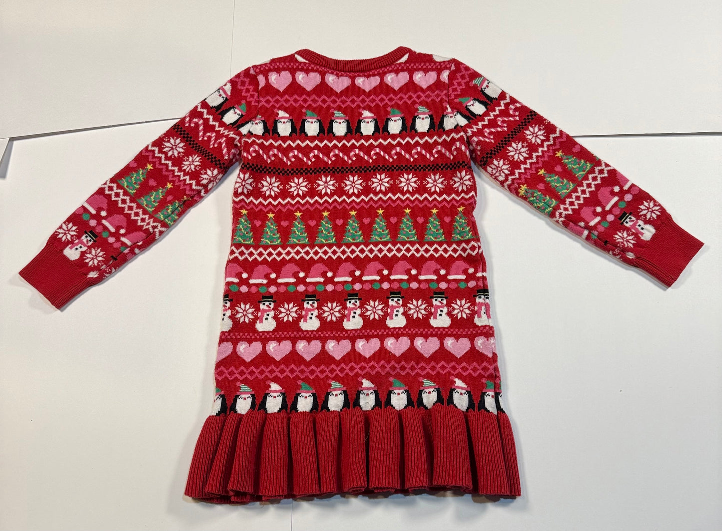 #180 Girls 4T Children's Place Holiday Sweater Dress