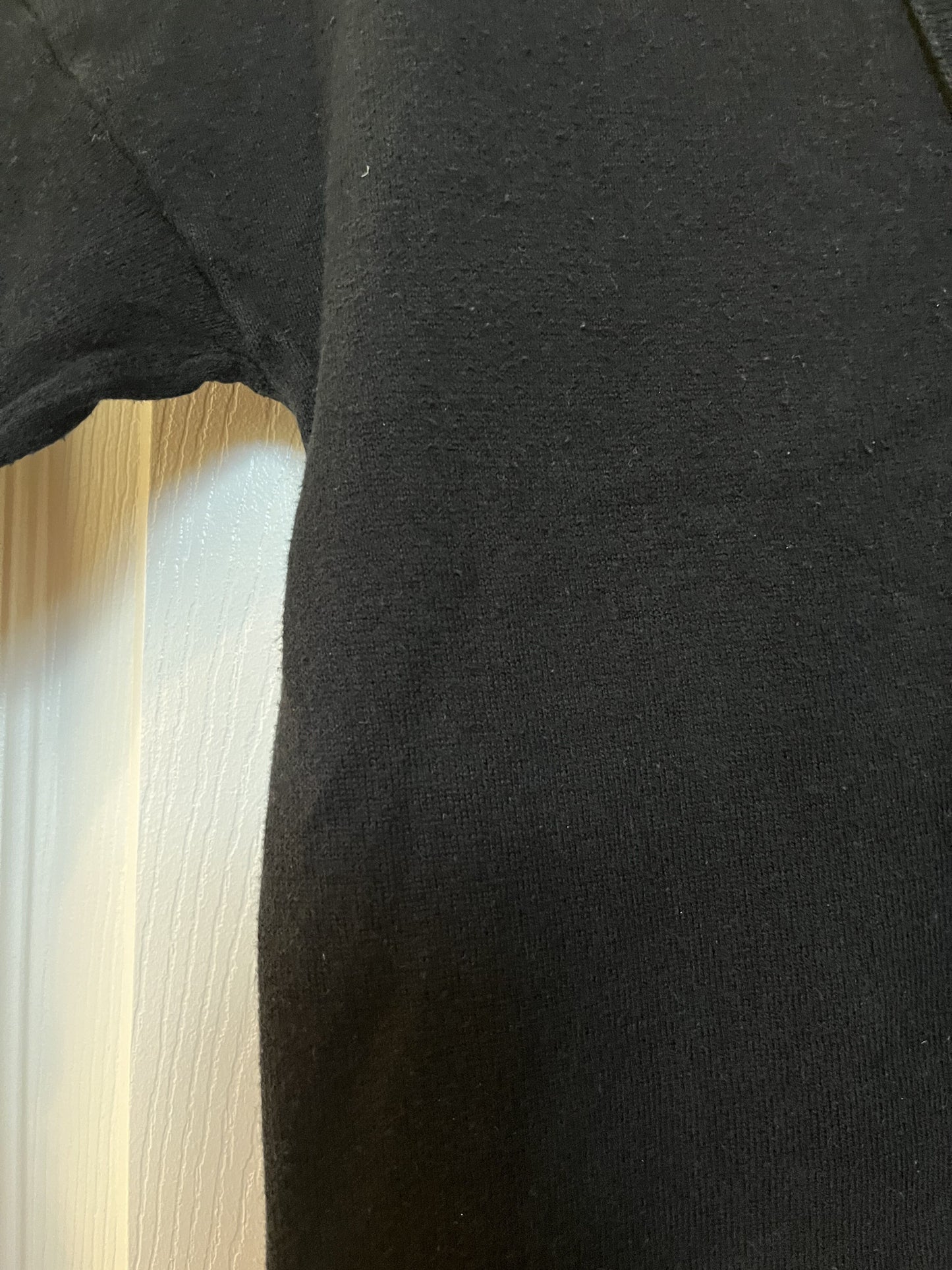 #124 Women's Black V-Neck Cardigan Size S