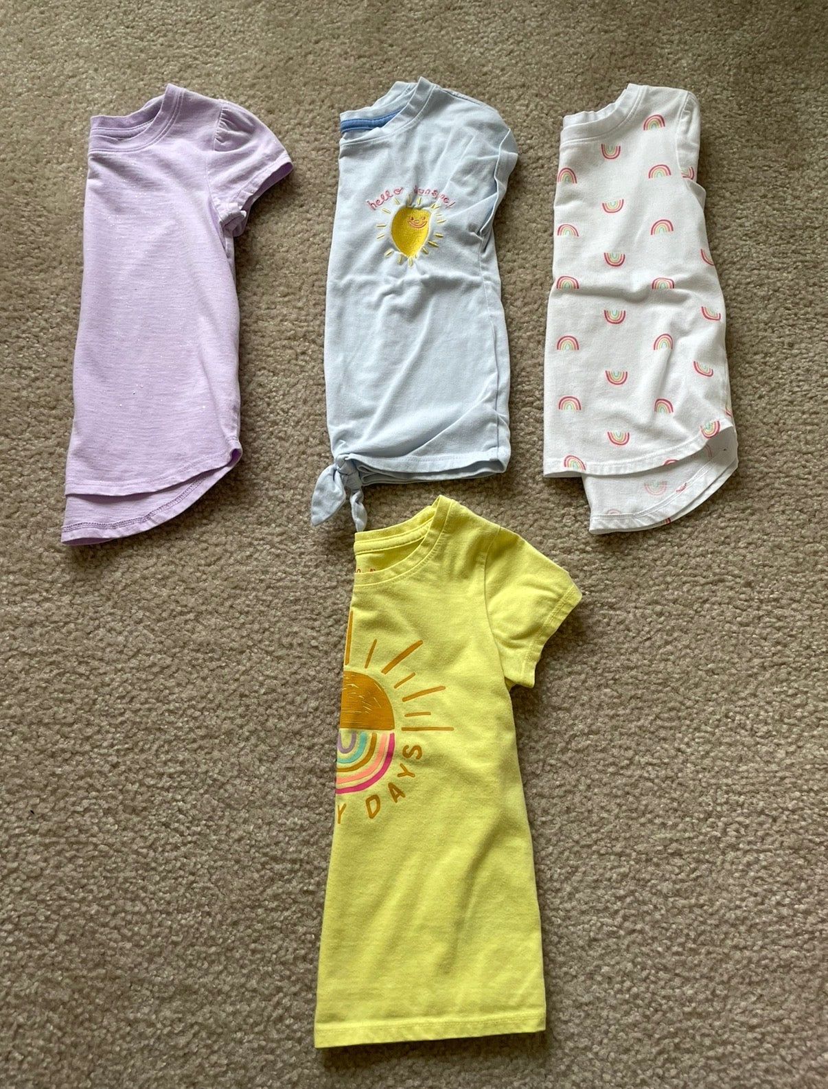 Seller 71: Cat and Jack girls 5T shirt bundle