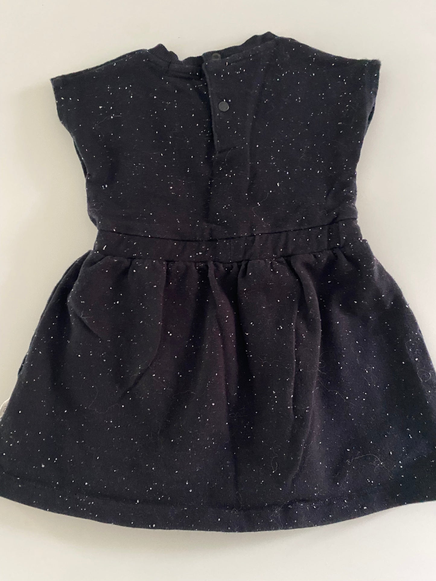 #117- Girls 18M, Miles black sweater dress, EUC