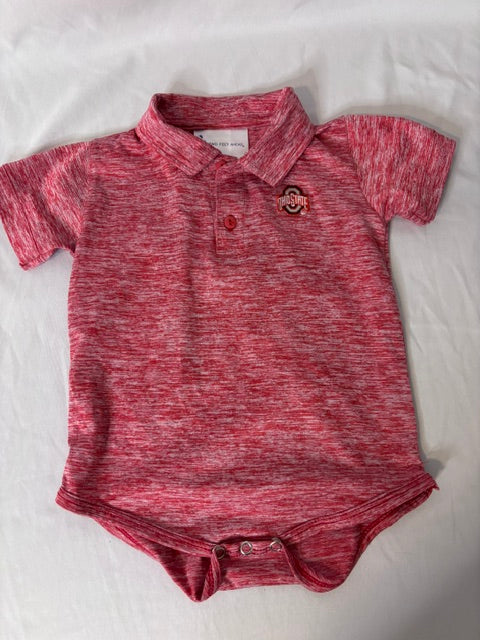 #90 Ohio State Buckeyes Baby Polo Bodysuit Size 18 Months