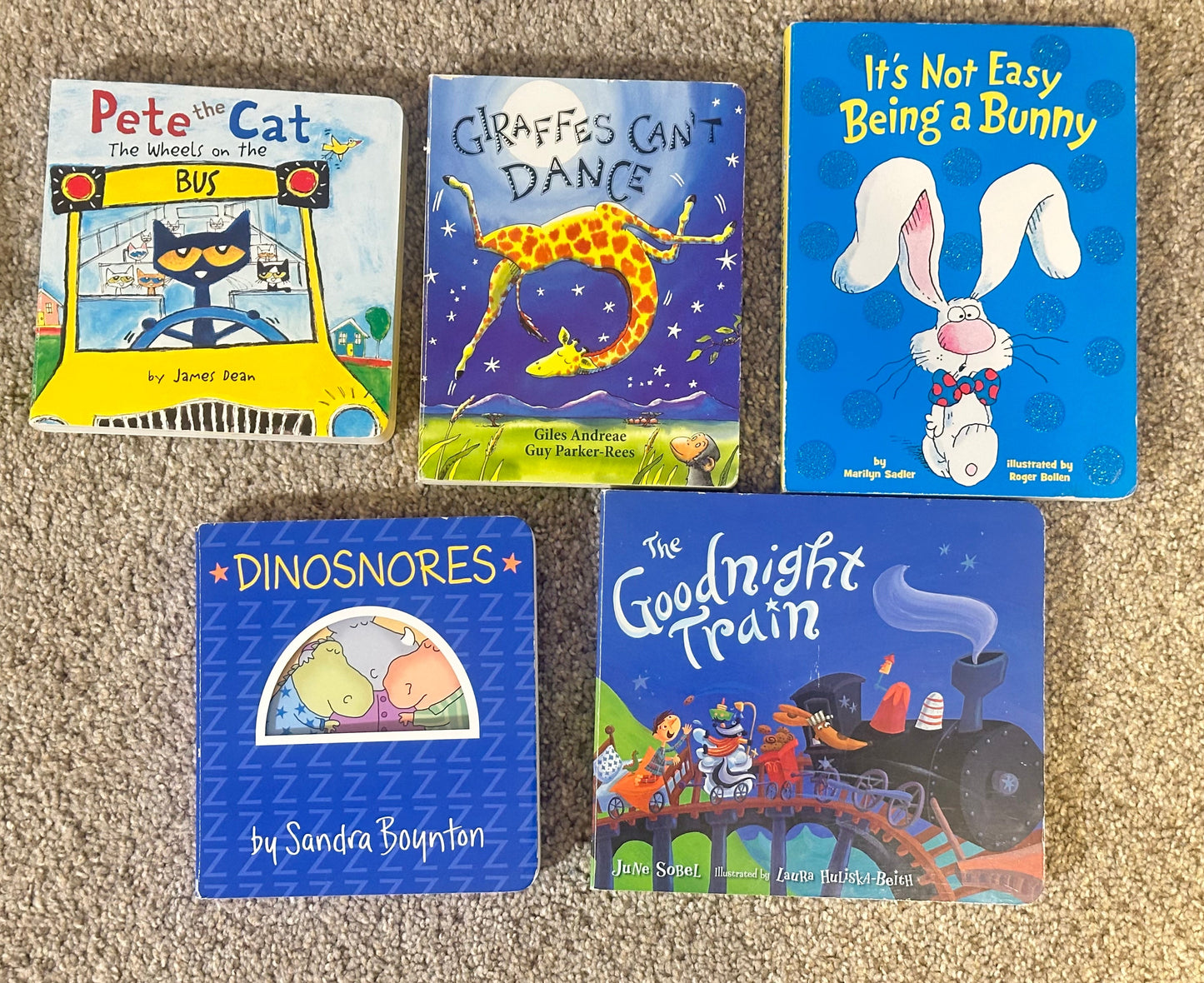 #65 Assorted Kids Board Books (5)