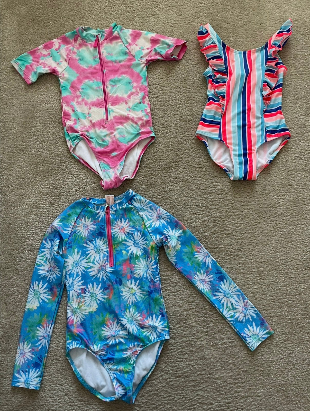 Seller 71: Girls size 6 swim suit bundle