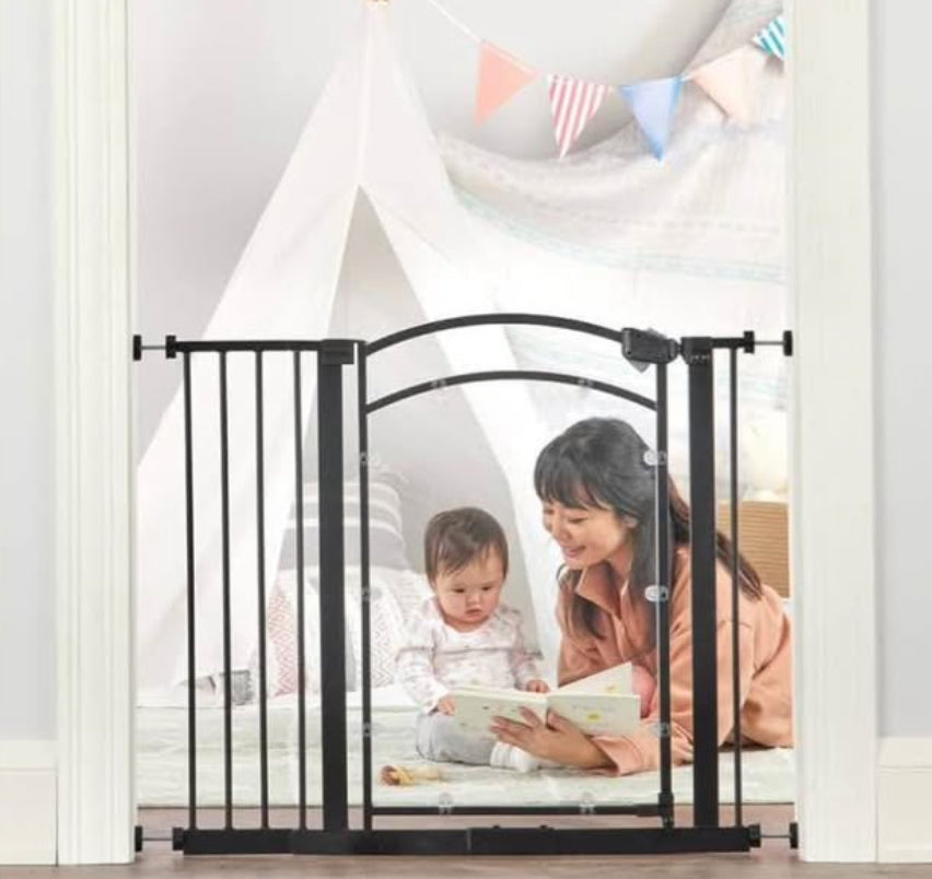 Seller 128 - Regalo Baby Gate with Clear Door - New in Box