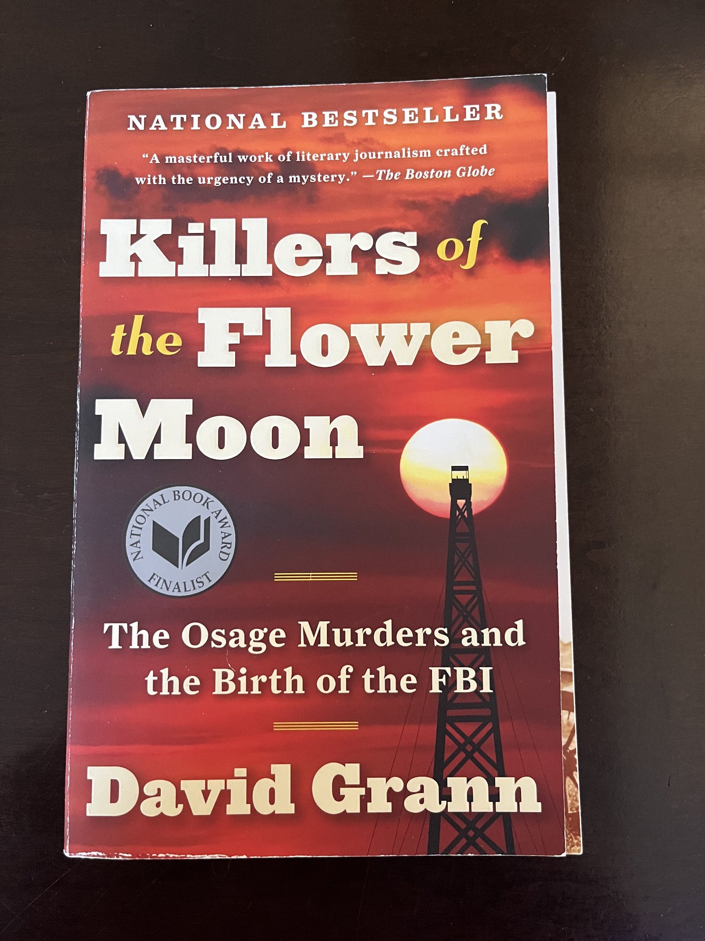 #124 VGUC Killers of the Flower Moon Paperback Book