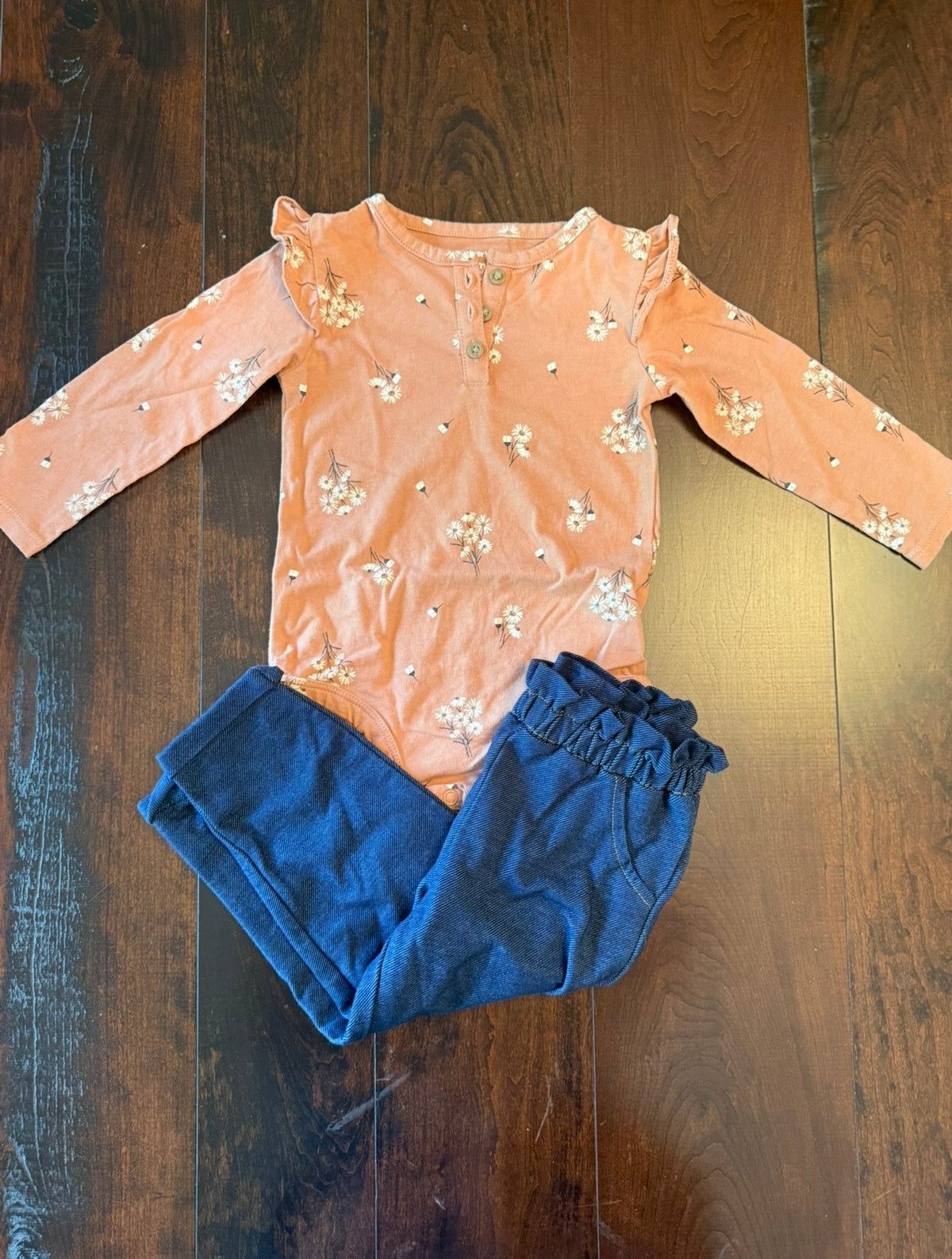 #28 Carters Fall Long Sleeve Outfit - Girls 18 Months