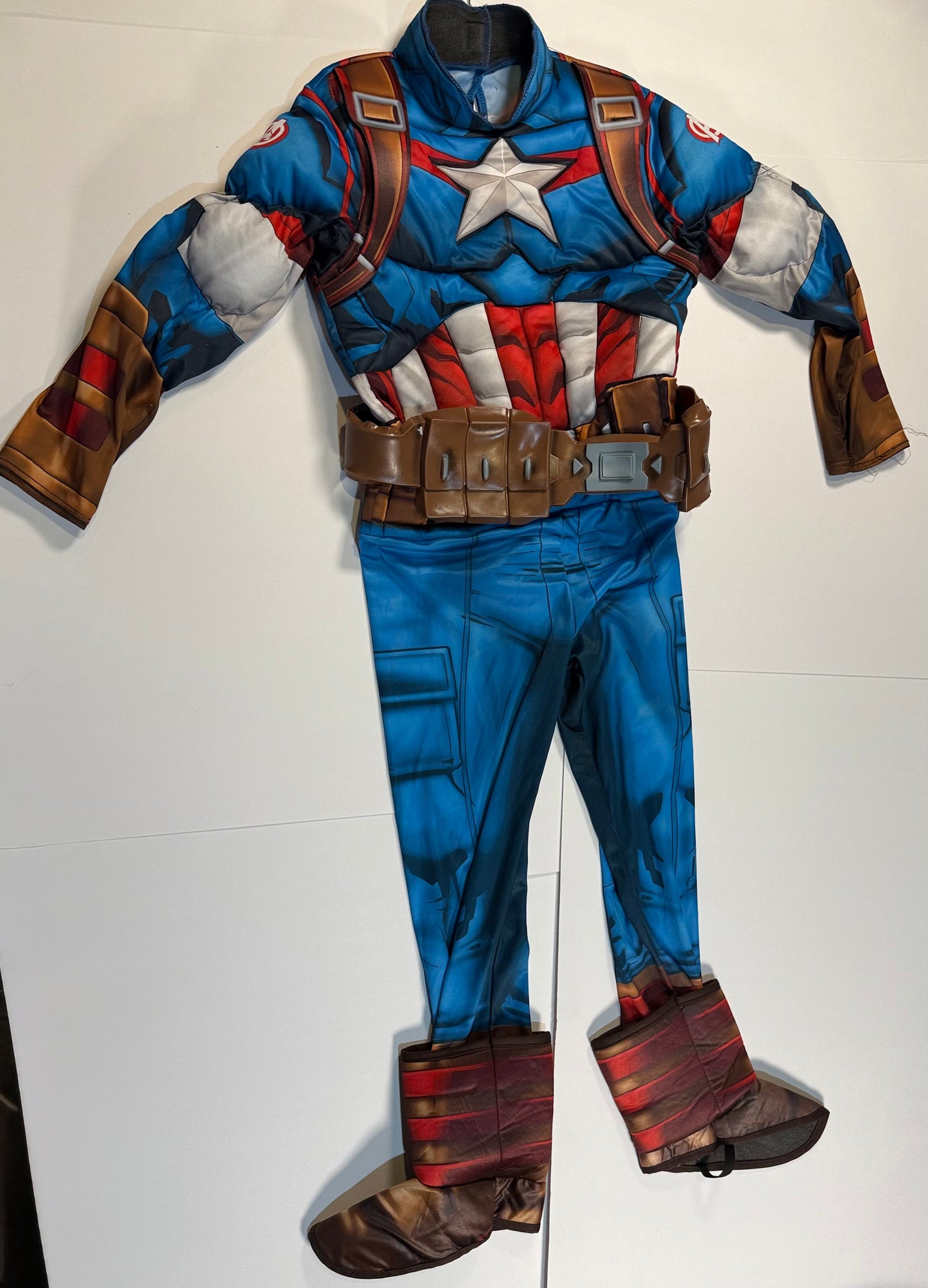 #180 Marvel Rubies Medium (8-10) for Kids 5-7 Years old Captain America Costume