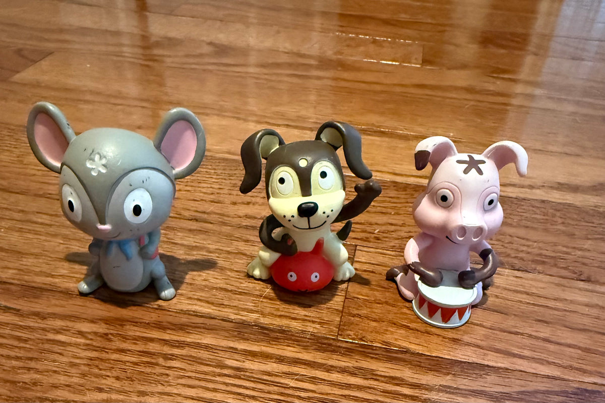 #141 Tonie Kid Song Bundle - Animal Songs (Pig), Playtime Songs (puppy), Traveling Songs (Mouse)