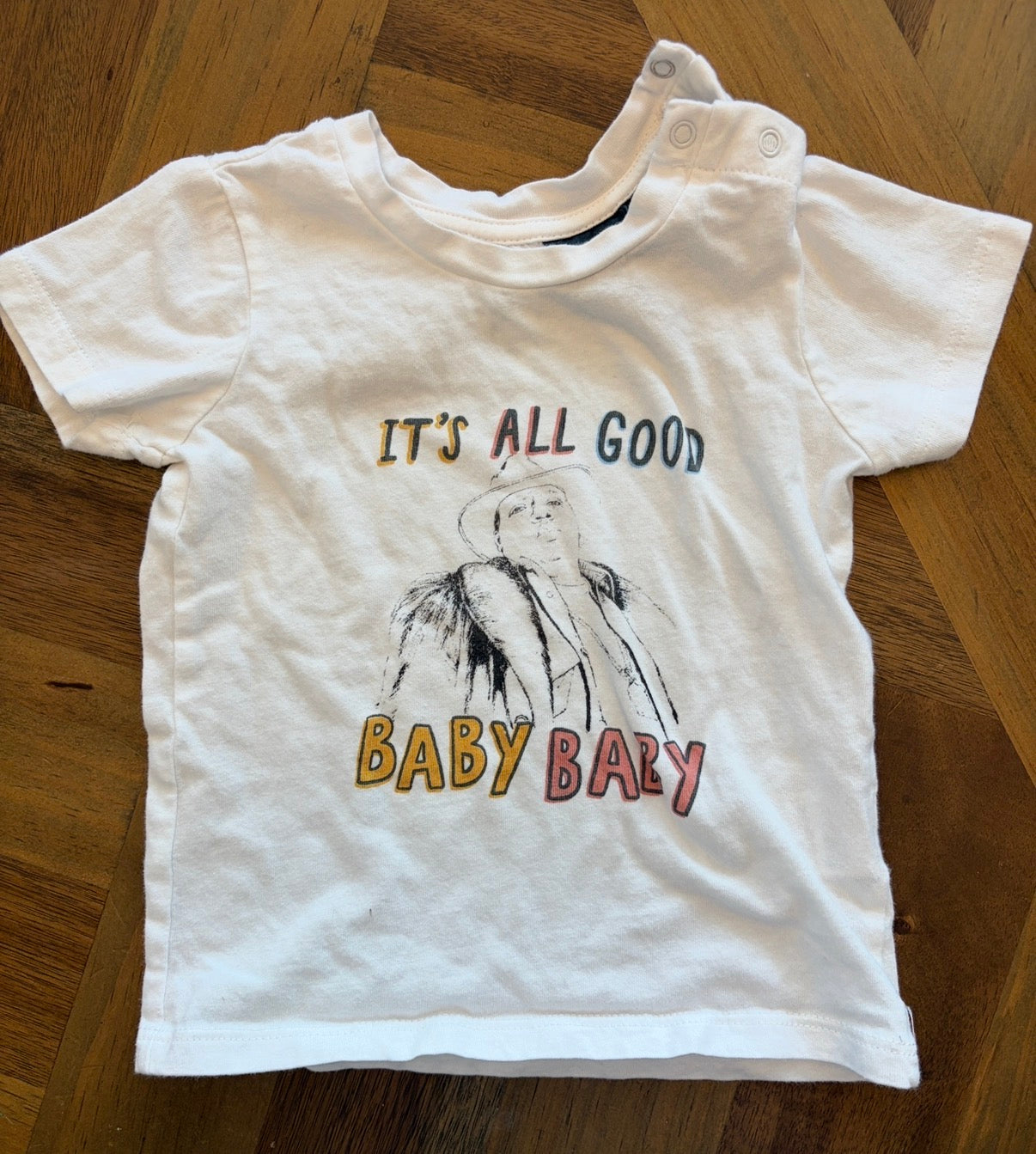 Seller 22 biggie smalls tshirt 6-12 month