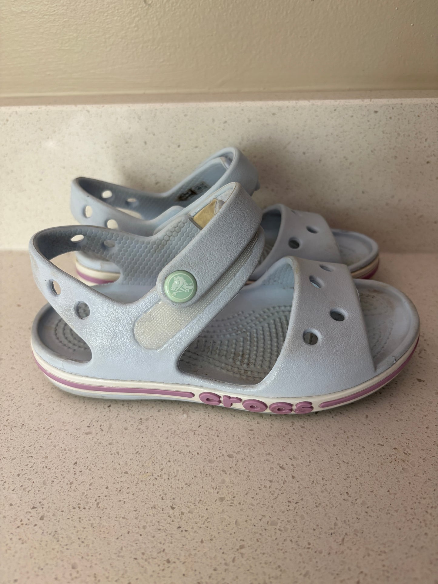 Seller 22 blue crocs sandals size 10