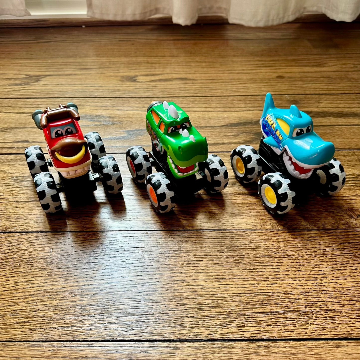 #95 Monster Truck Toys with Light Up Wheels, set of 3 *REDUCED*
