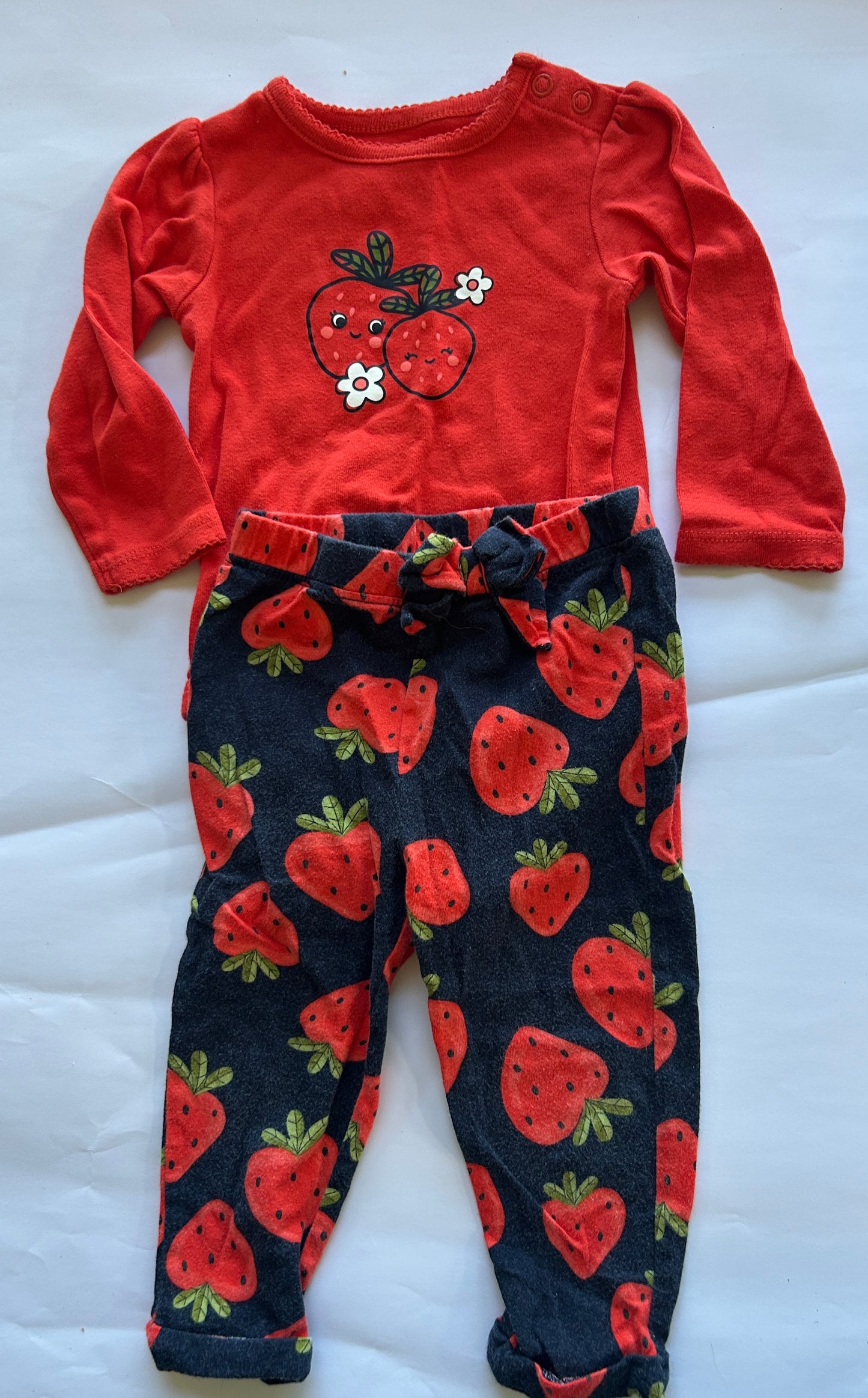 Seller 35 Carter's strawberry outfit 12 months
