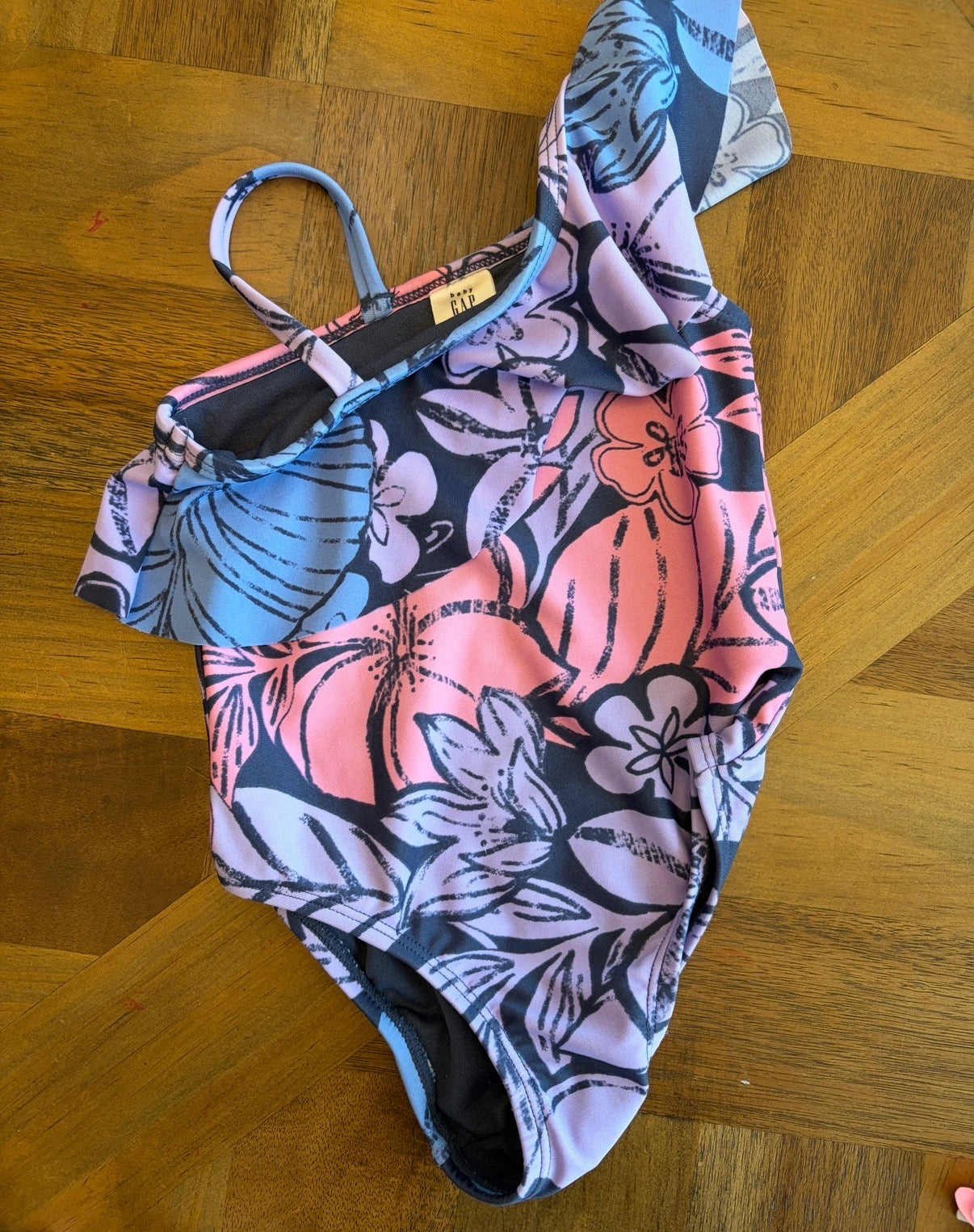 Seller 22 baby gap swimsuit one shoulder 18-24 month