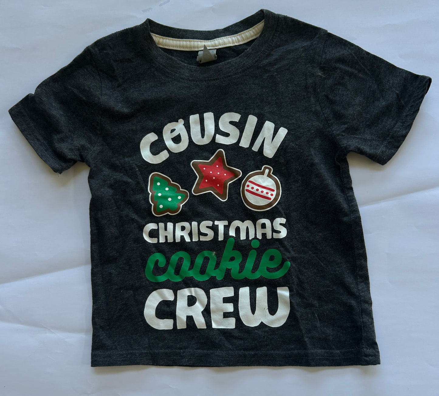 #35 3t Christmas cookies tshirt