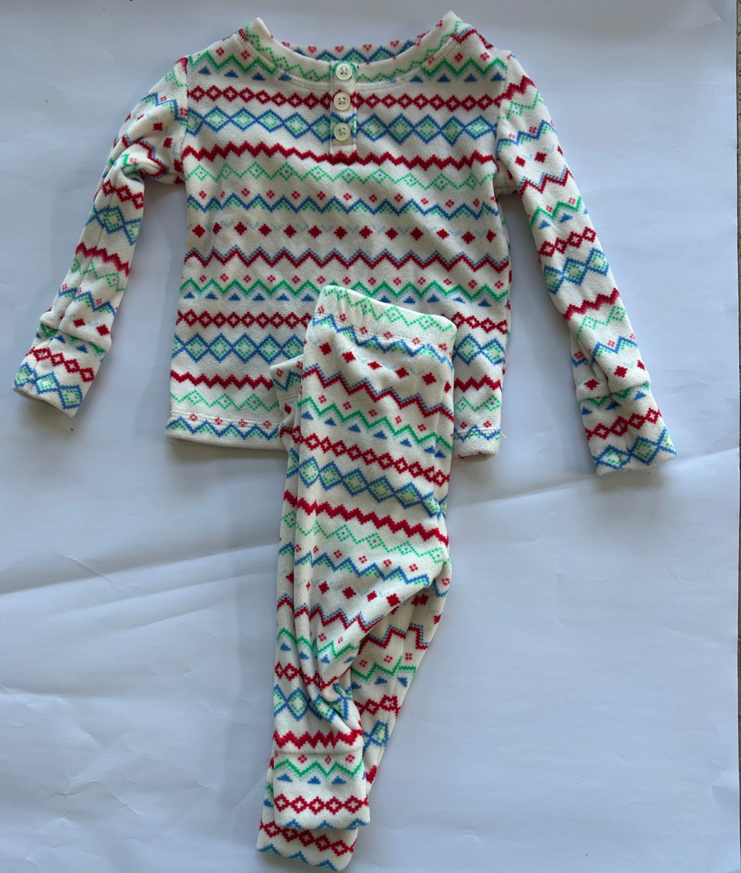 #35 12 month Christmas pajamas