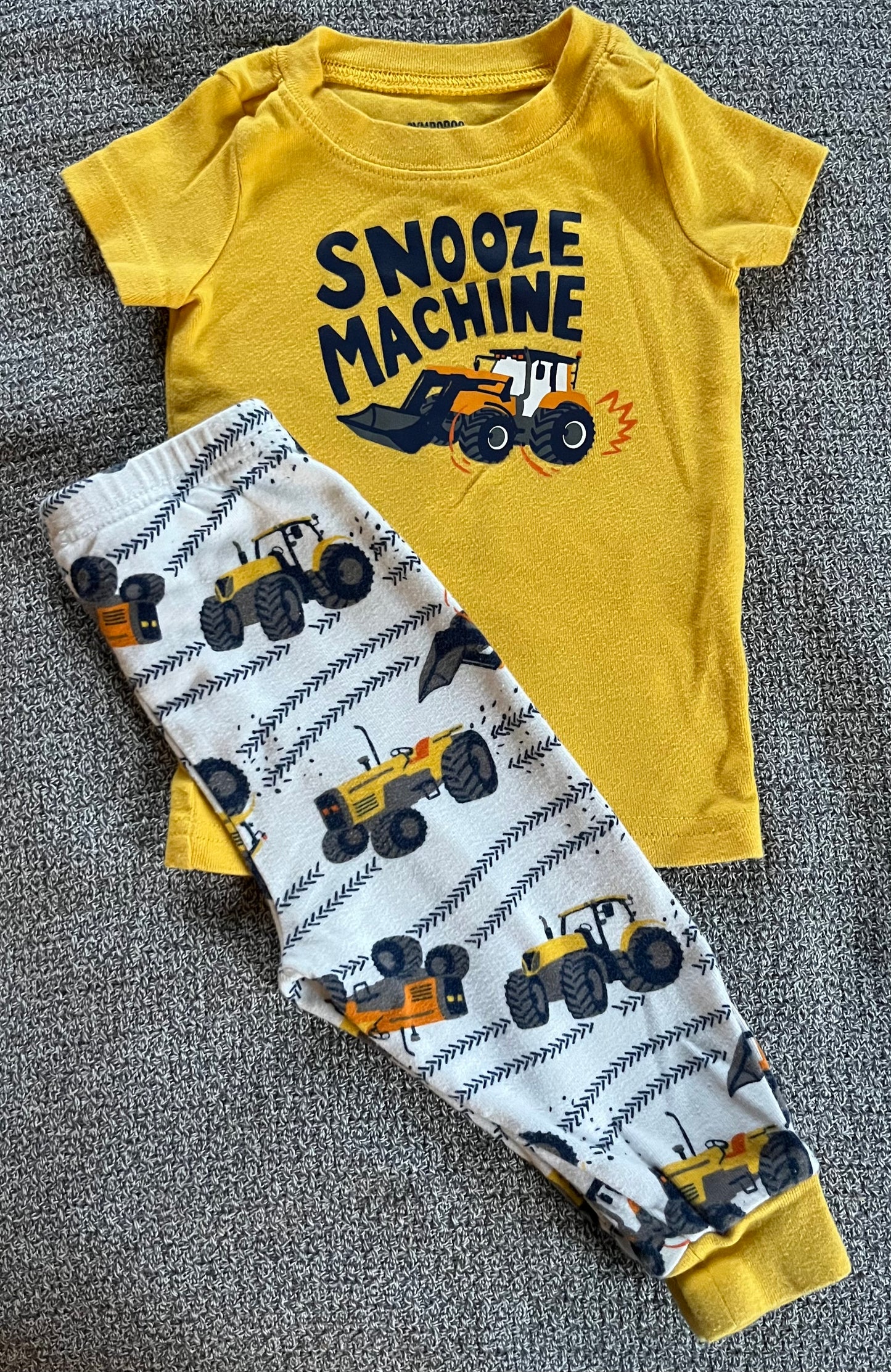 Seller #13 Gymboree 12-18 months boys construction truck 2 piece pajamas